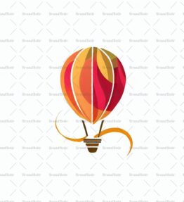 Reisender Heißluftballon
